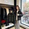 Puff cotton-padded clothes Women's short hooded winter hooded short loose versatile cotton-padded jacket
