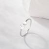 Cazador Crescent Moon Full Moon Rings for Women Stainless Steel Open Finger Rings 2025 Trend Jewelry Birthday Gift Wholesale