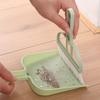 Plastic Mini Desktop Sweep Cleaning Brush Small Broom Dustpan Set Desktop Cleaning Set Nordic Green