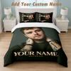 Bedding Set 1 Duvet Cover 2 Pillowcases Alex Warren Print Soft Bed Linen Bedroom Decor