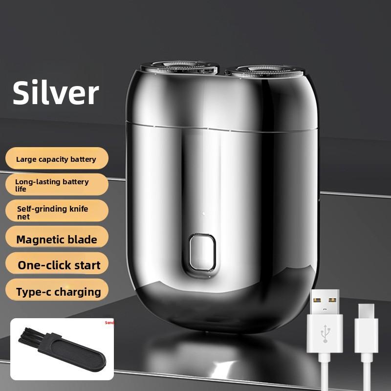 

Мини Электробритва Дорожная Портативная Мужская Бритва для Бороды Долговечный Аккумулятор Влажное и Сухое Использование Без Зажима English Manual