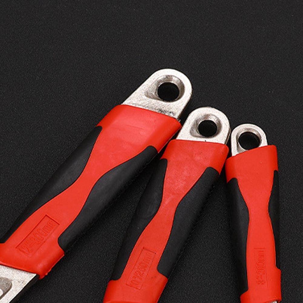 Heavy-Duty Adjustable Opening Wrench Long Handle Torque Wrench Auto and Bathroom Repair Tool
