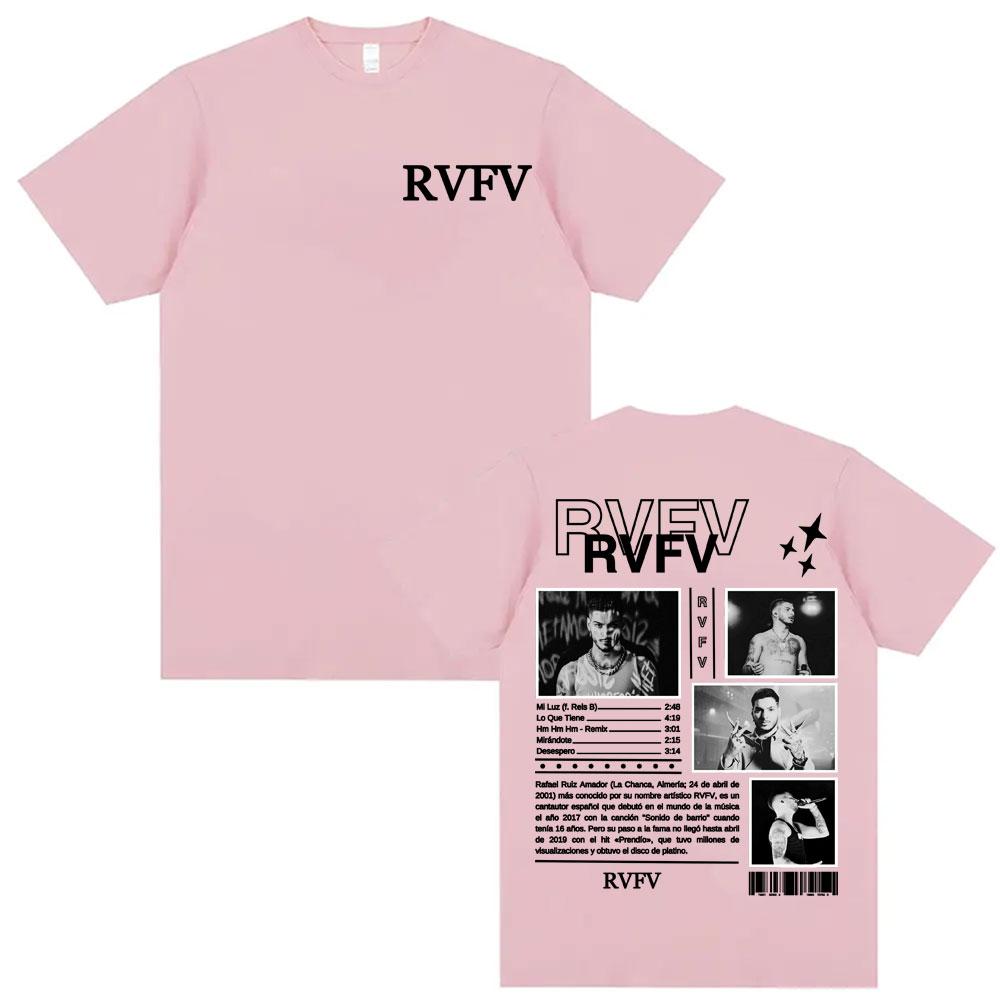 Rapper RVFV Eltiburón Tour 2024 Cover T Shirts Fashion Casual O-Neck Short Sleeve T-shirt Men Women Oversized T Shirt Streetwear
