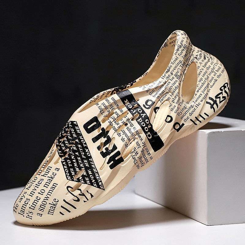 Cezun Sandals Men's 2025 New Summer Trend Casual Sports Dad Shoes Wear Beach Hole Shoes Men