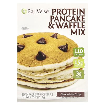 Protein Pancake & Waffle Mix, Chocolate Chip, 7 Packs, 23 G Each