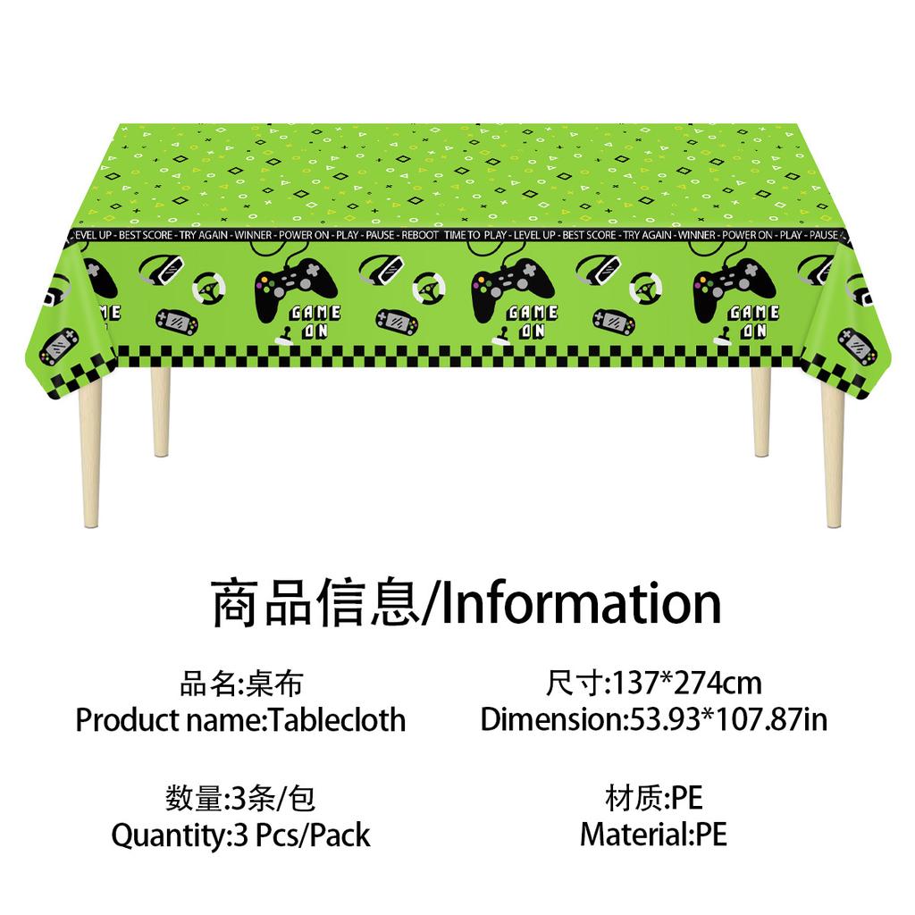 Spot Disposable Pe Tablecloth Thickened And Durable, Suitable For Party/Picnic/Home Style