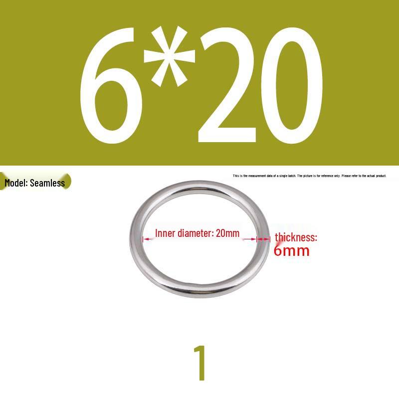 304 Stainless Steel Seamless O-Ring for Lifting and Hammock Yoga Connection