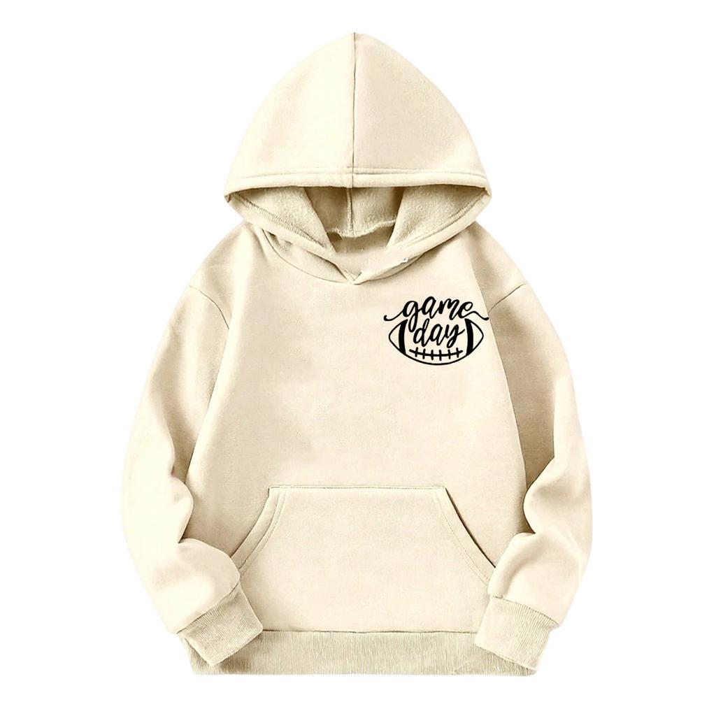 Cute Hoodies For Teen Children Trendy Preppy Hooded Sweatshirts Oversized Long Sleeve Shirts Clothes For Children