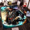 Pirate-Themed Carpet with Shipwreck1Vibrant Colors1Skulls1and Ocean Style Suitable for use as an anti-slip1 for1room and bedroom sofas
