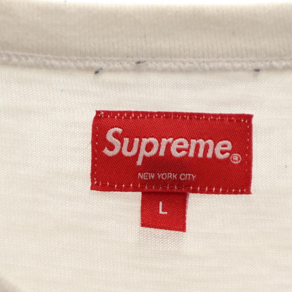 Supreme 22FW No Love Short sleeve T-shirt L white Men's Used