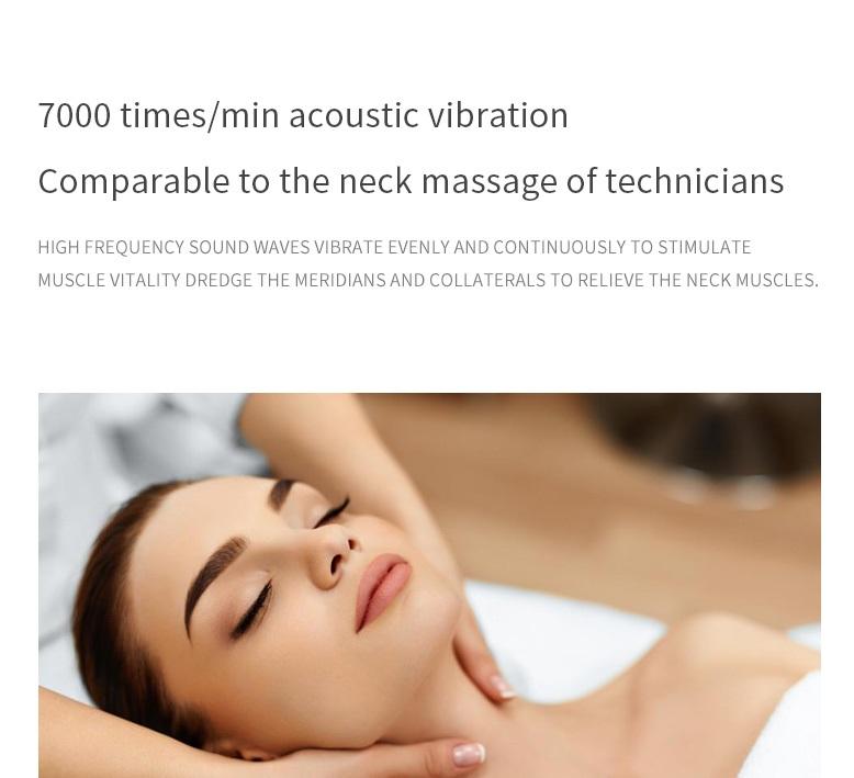 Neck Beauty Instrument - Anti-Wrinkle, Lifting, LED Light Therapy, EMS, 45°C Heat, Rechargeable