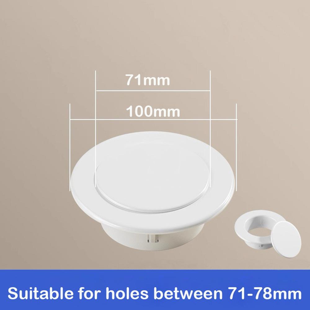 New Plastic Air Conditioning Pipes Cover Split Type White Wall Decorative Cover Hole Cover Plug Cable Entry