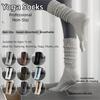 1 Pereche Șosete Yoga Respirabile cu Tub Lung Șosete de Dans Sportiv din Bumbac Șosete Fitness cu Managementul Umidității