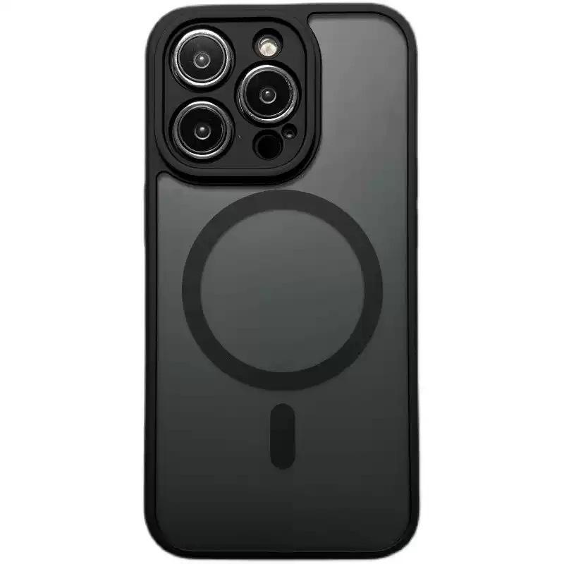 ins magnetic attraction is simple and suitable for iphone16 mobile phone case, fine hole lens protection, Apple 17 anti-drop protective case 15.