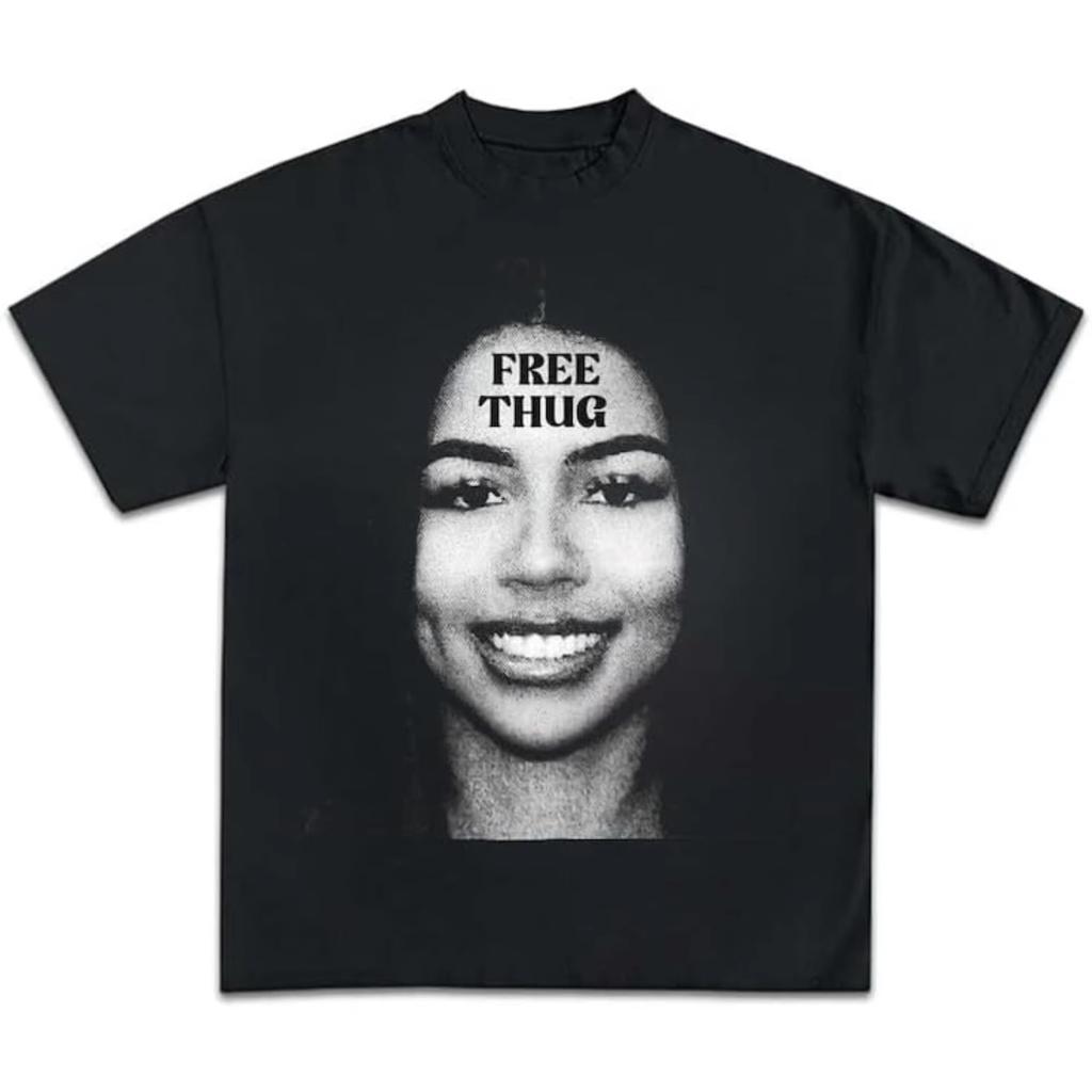 Men T-Shirt Mariah The Scientist Free Thug Rapper Star Fashion Cotton Tee Shirt Short Sleeve T Shirts Round Collar Clothes Y2K