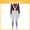 Traje de Cosplay de Charlie y la Fábrica de Chocolate con Material de Fibra Reciclada para Eventos de Cosplay y Fiestas de Disfraces