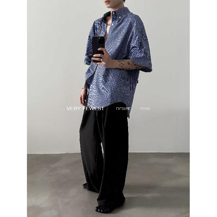 2024 Letter Langarmhemd Japanischer Hong Kong Stil Ins Loose Shirt Herren Sommertrend Vielseitige Freizeitjacke