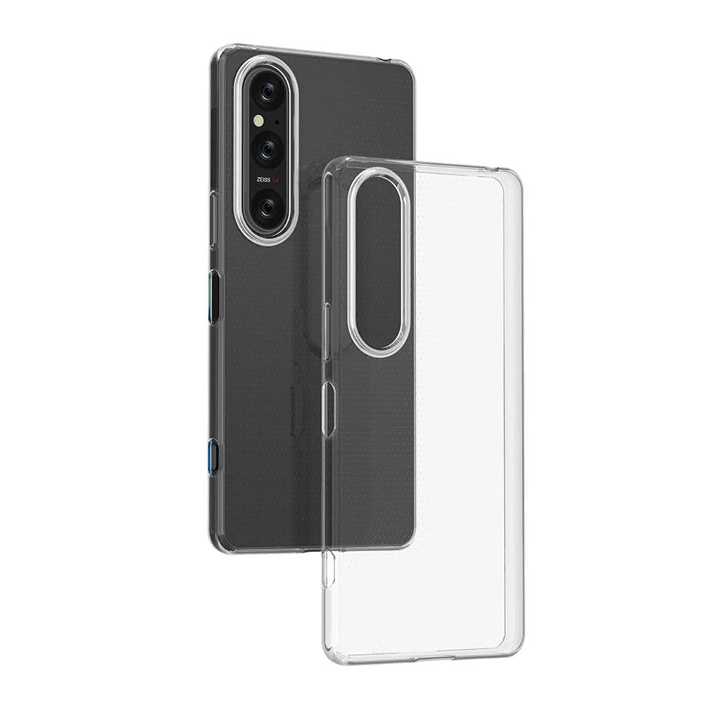 Simple Slim Soft TPU Clear Transparent Phone Case On For Sony Xperia 1 VII 1VII G Cover Fundas Capa
