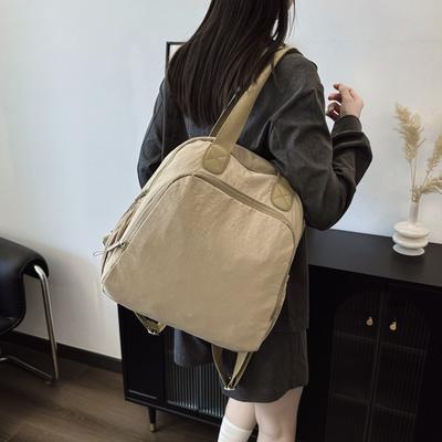 Commuter Casual Simple Bag Large Capacity Women's Backpack Multi-functional Versatile Fashion Backpack
