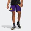 Adidas Colorblock Logo Basketball Shorts Men Bottoms Collegiate-Purple HK9465