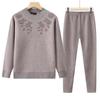 Yuzhaolin Women's Plush-Lined Thermal Underwear Set