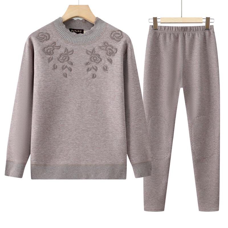 Yuzhaolin Women's Plush-Lined Thermal Underwear Set