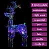 LED Reindeer Christmas Decoration 90 LEDs 60 X 16 X 100 Cm Acrylic