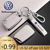 For VW Volkswagen Jetta MK5 Golf Fashion Car Smart 3 Buttons Key Case Cover Shell Fob for VW Volkswagen Passat B8 CC Arteon Mago