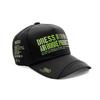 DRESS AIRBORNE Cap Black Lime Green Free Size