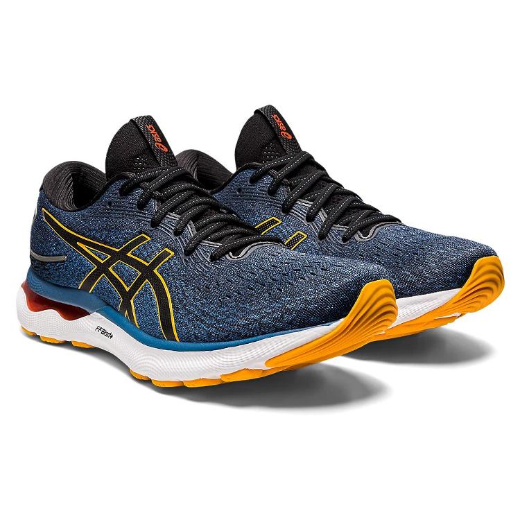 New Asics Gel Nimbus 24 Azure Blue Amber 1011B359-403
