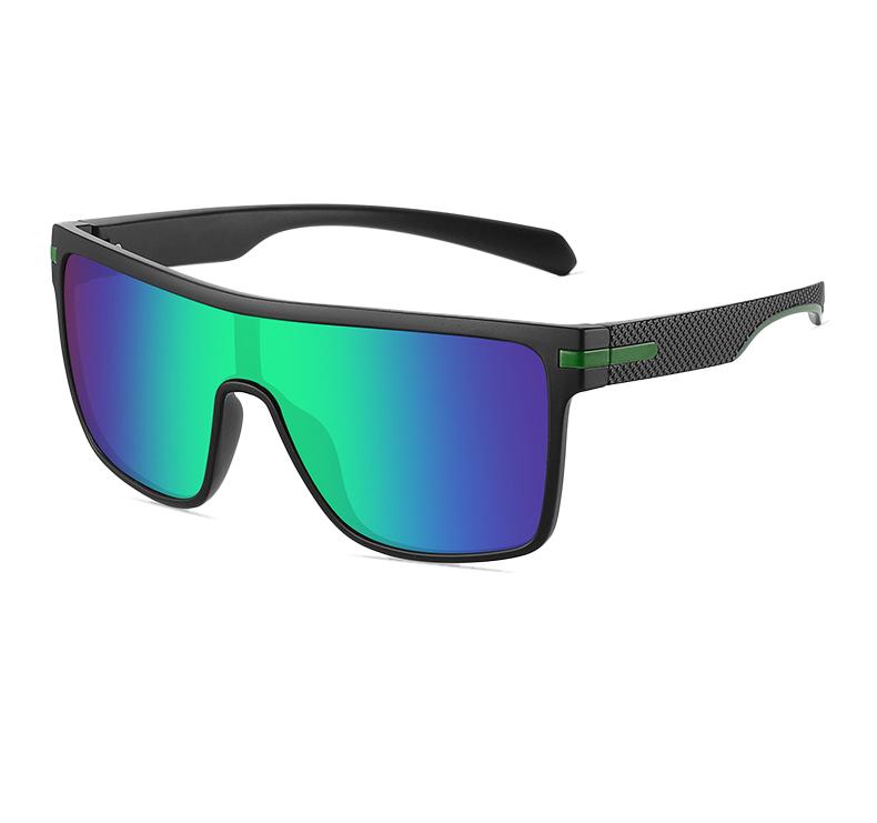 Lunettes de Soleil HD UV400 Hommes Femmes Marque Designer Verre Miroir Lunettes Monobloc Lunettes de Soleil Masque