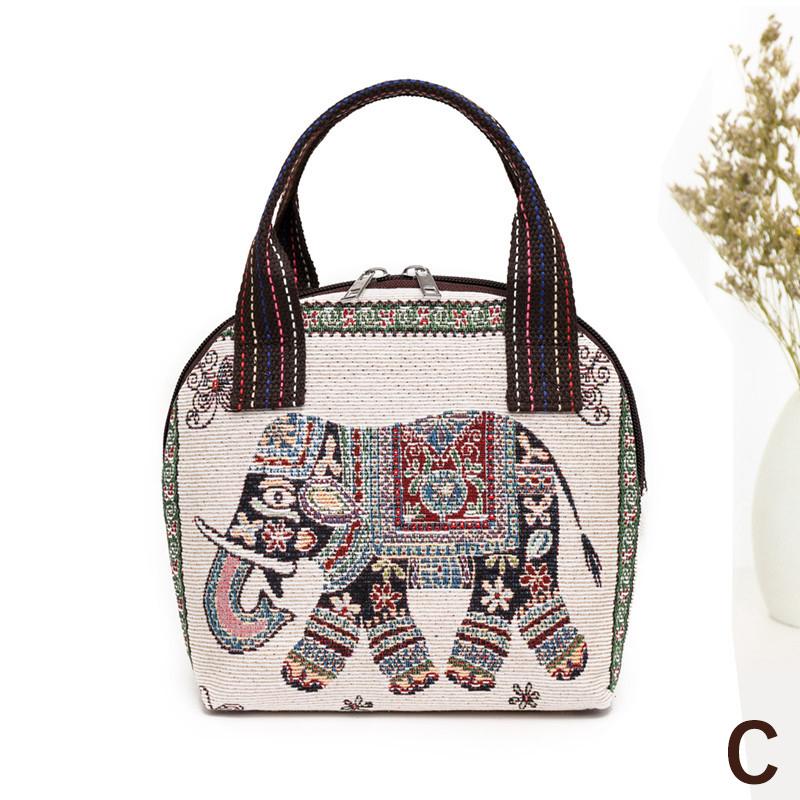 Woven Bags For Women Shoulder Bag Retro Casual Tote Handbags Ethnic Style Bags
