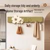 ZNMW Wall-Mounted Coat Rack with Key Hooks