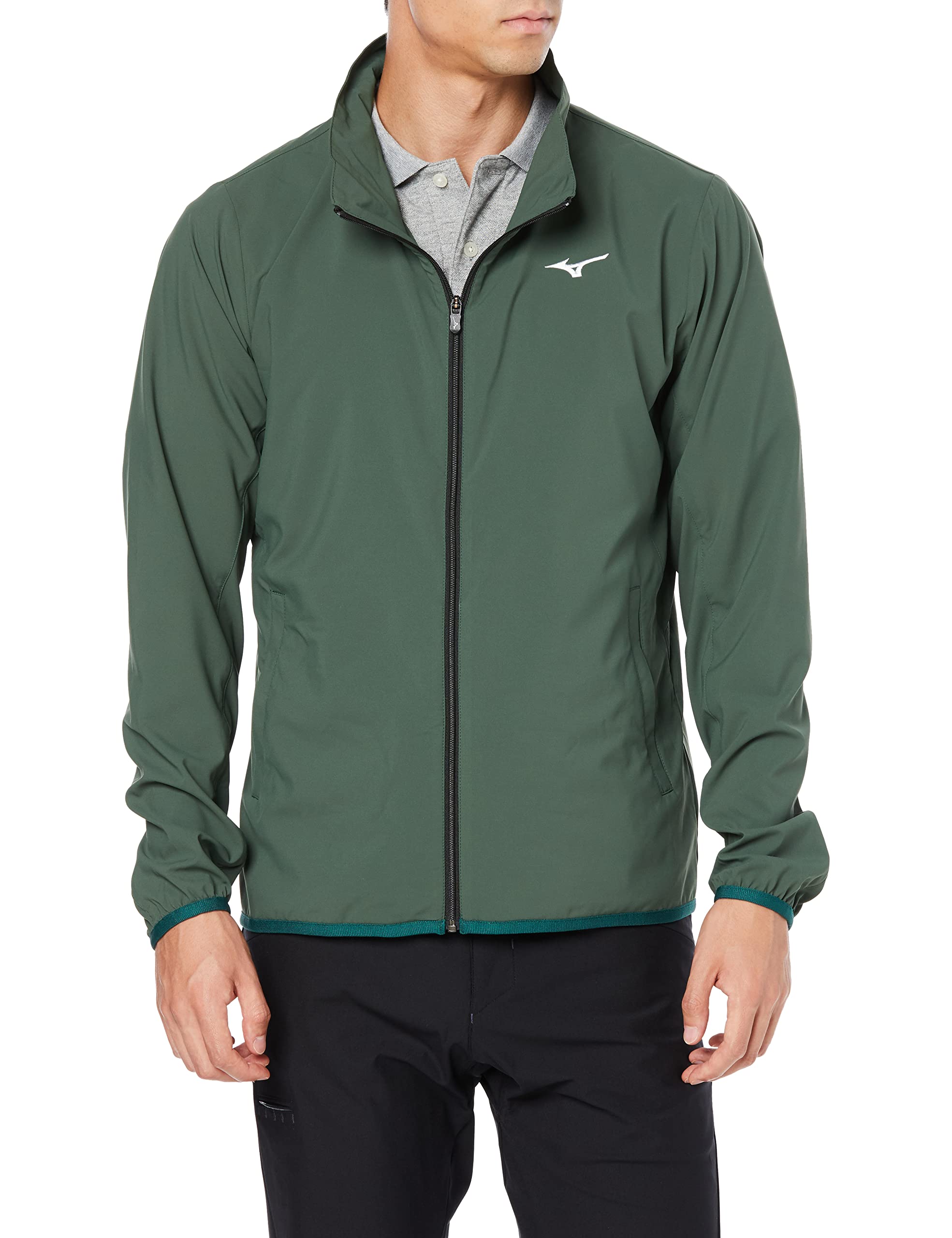 

Mizuno Move Golf Durable with Compact Storage Size L Equivalent to Japanese Size L Blouson, Water-Repellent, Stretch, Soft, Bag, Men s Khaki,