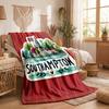 Coperta in Pile a Tema Southampton Morbida e Accogliente Coperta in Peluche per Camera da Letto Divano Viaggio