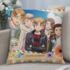 Anime Hetalia World Stars Cushion Cover Cushion Covers Natural Linen Breathable Sofa Bedroom Decor Pillowcase
