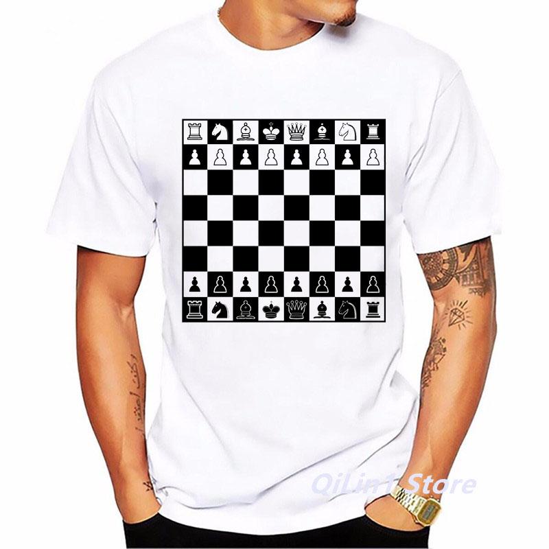 If You Lose The Queen You Might As Well Lose The Game Chess Print Funny T Shirts Men Summer Top White TShirt Graphic T Shirts