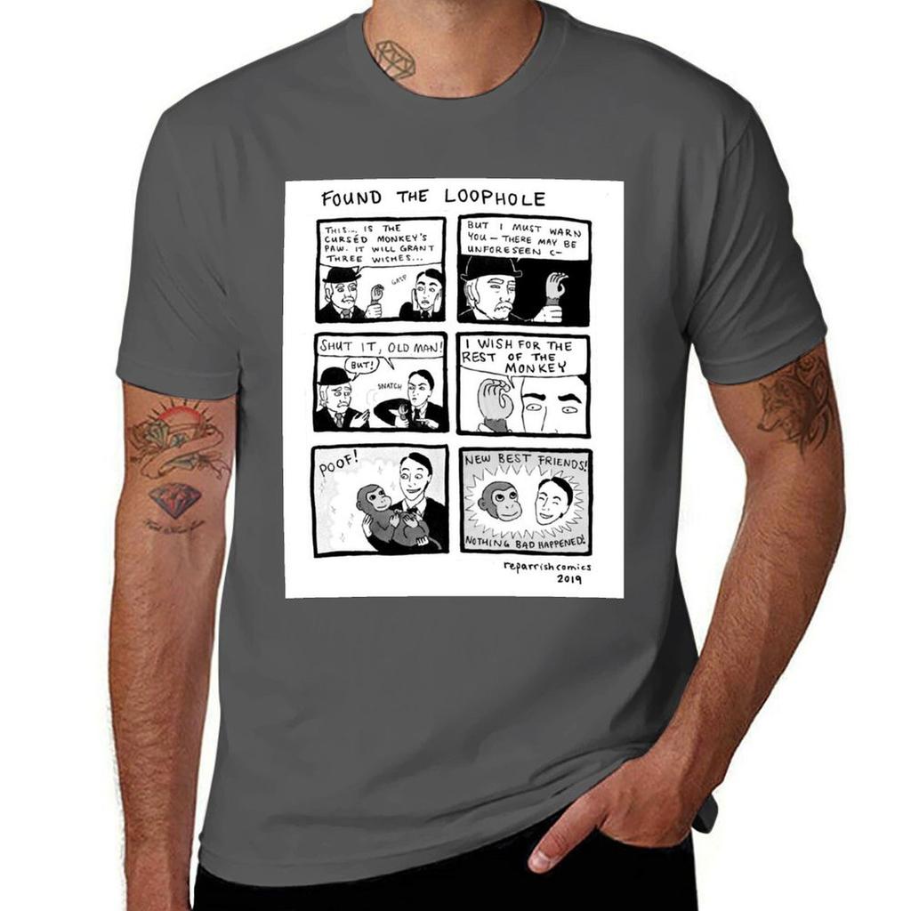 The Monkeys Paw Found The Loophole Tshirt Quick Dry Fishing Tshirt