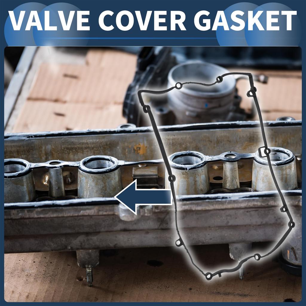 INFINAUTO Valve Cover Gasket Cylinder Head Valve Seal Gasket Spark Plug Gasket Number 11127582400