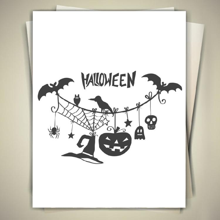 Halloween Cutting Dies DIY Stamps Crafts  Scrapbooking Photo Album  Decoration