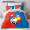 FC Viktoria Plzeň  Pattern Bedding Quilt Set Quilt Cover Pillowcase Home Decoration Birthday Gift (1 * Duvet Cover + 2 * Pillowcase, Without Core)