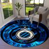 Club Brugge KV Custom Name Round Area Rug,Carpet Rug for Living Room Bedroom Sofa Playroom Decor,Non-slip Floor Mat