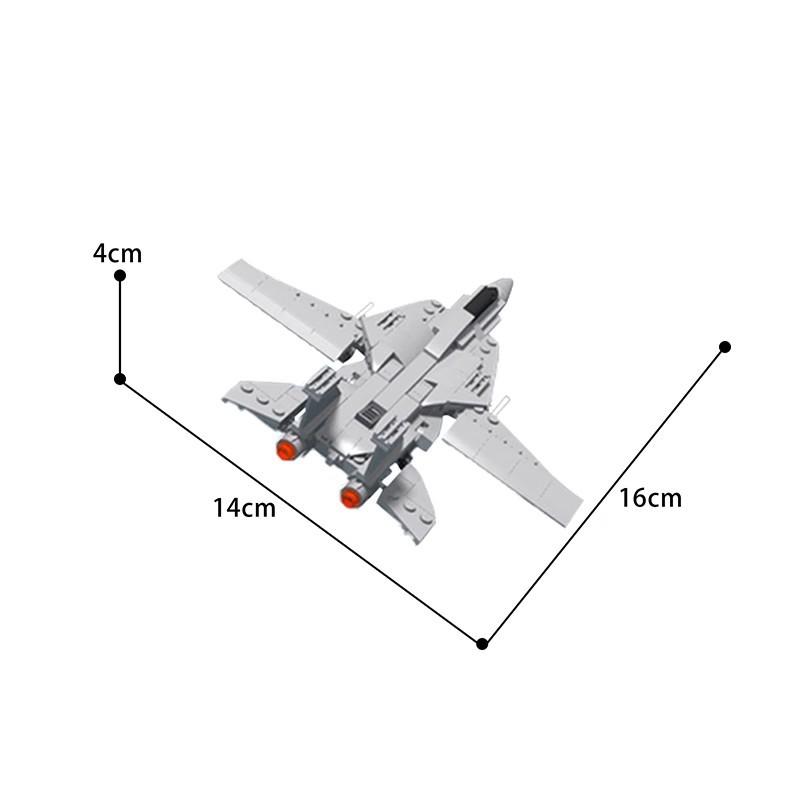 Air Force F14 Panda Fighter Model Bricks Aircraft Plane Aviation Creative War Military Building Blocks Toys for Kids Birthday