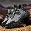 Outdoor Mens Hiking Trekking Shoes Male Walking Sneakers Mens Casual Shoes Wear-resistant Sports Shoes Lightweight Work Shoes