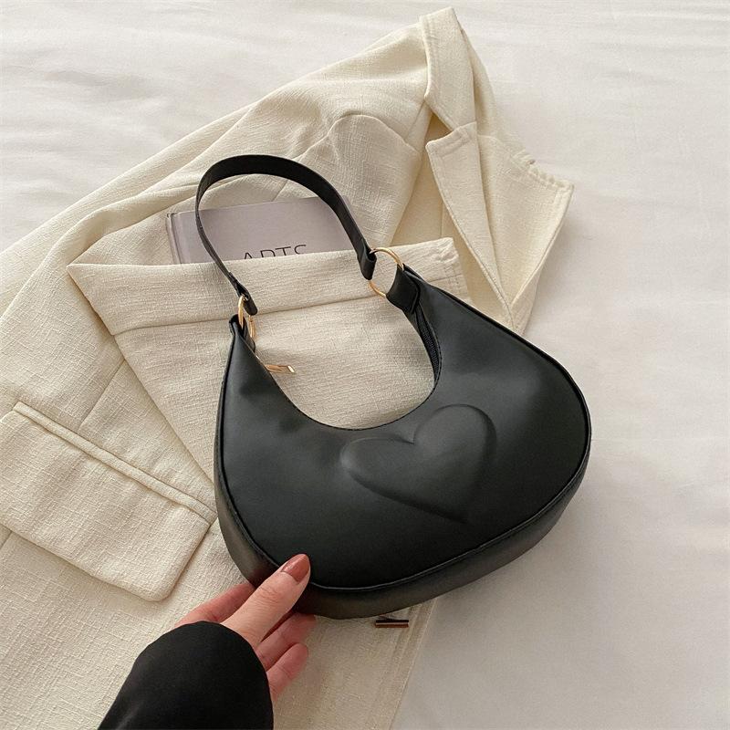 Sense women's bag, crescent bag, armpit bag, commuter messenger bag, shoulder bag, new bag, niche crescent bag.