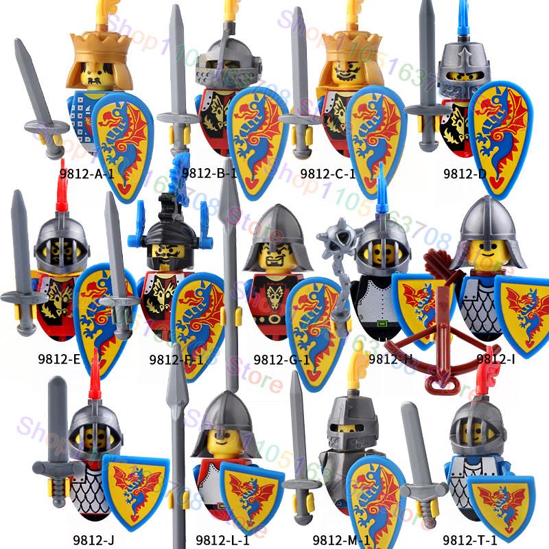 Hochwertige Mittelalterliche Fantasy-Kreatur Hochwertige Ritter Hochwertige Figuren Hochwertiges Gebäude Hochwertige Bausteine Hochwertige Römisches Heer