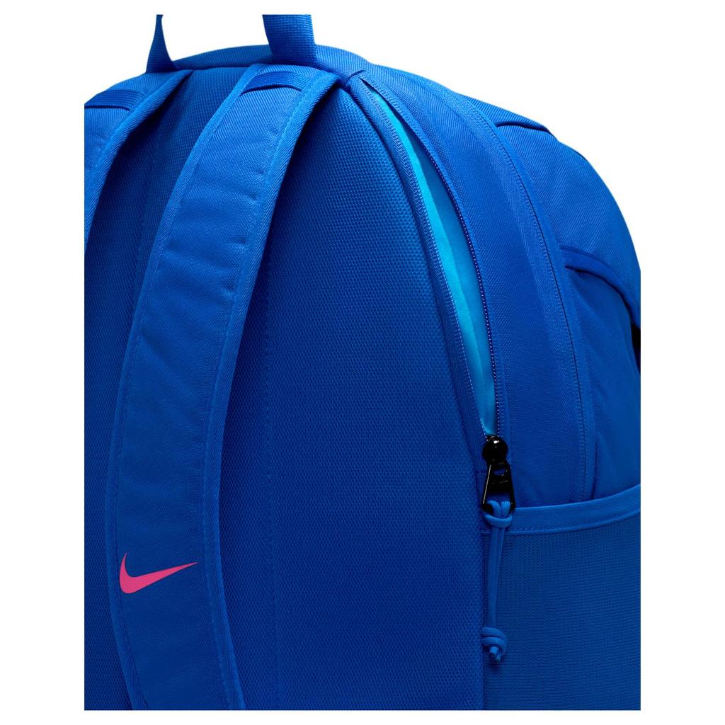 Nike Academy 30L Sports Pattern Printed Polyester Nylon Backpack Unisex Backpack Racing-Blue Light-Blue Pink DV0761-458