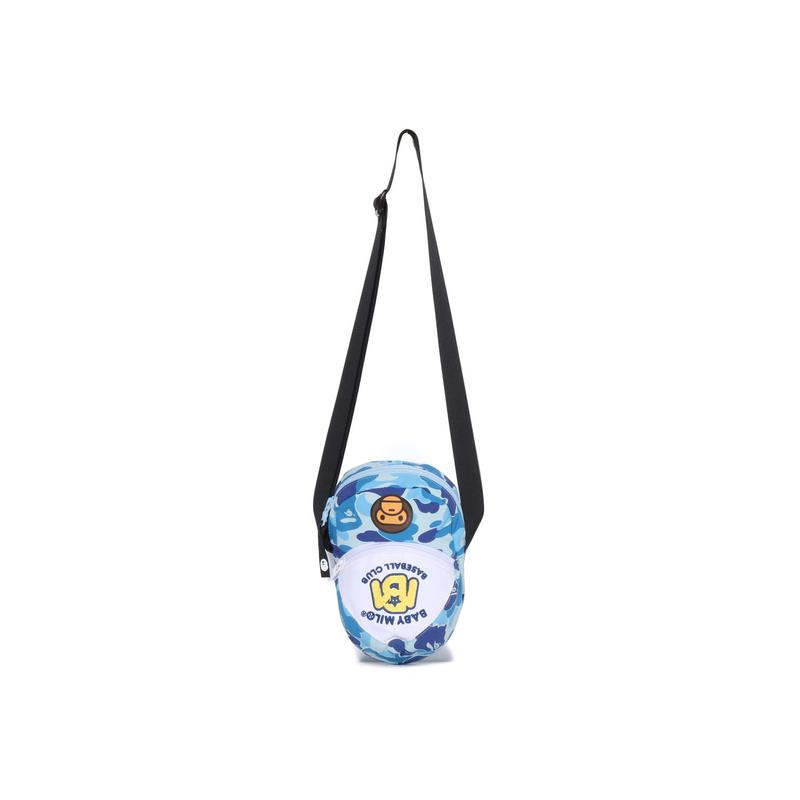 

A Bathing Ape Baby Milo Camouflage Hat Shaped Fabric Crossbody Bag Kids bags Blue Green 0ZXBGK003903Q BLX Blue