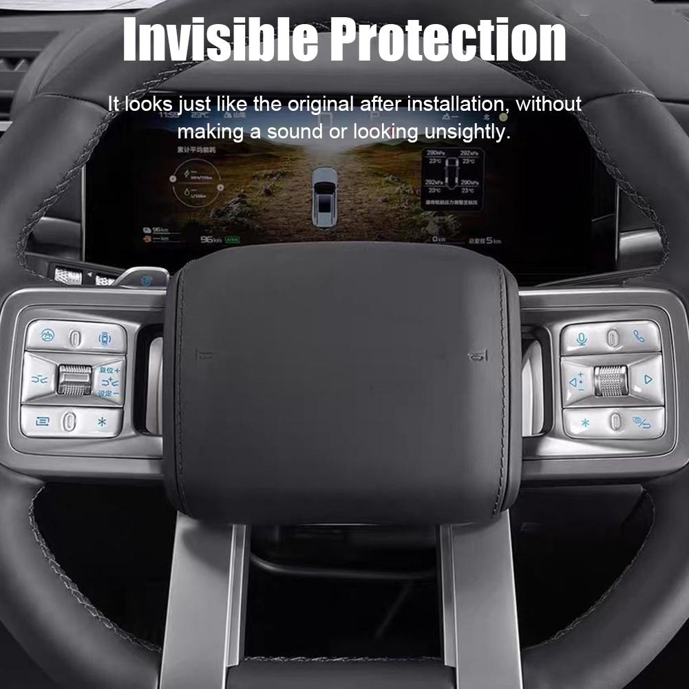 Drip Adhesive Tape For Steering Wheel Buttons For BYD Leopard 7/Titanium 7/Super 7 Interior Accessories Car Emblem Sticker