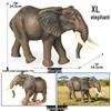 Realistic Wild Animal Models: Rhino, Hippo, Panda, Jaguar, Lion, Camel Cognitive Toys for Children